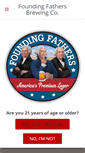 Mobile Screenshot of foundingfathersbrewingco.com